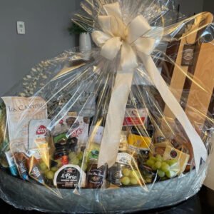 Deluxe Wine & Cheese Basket